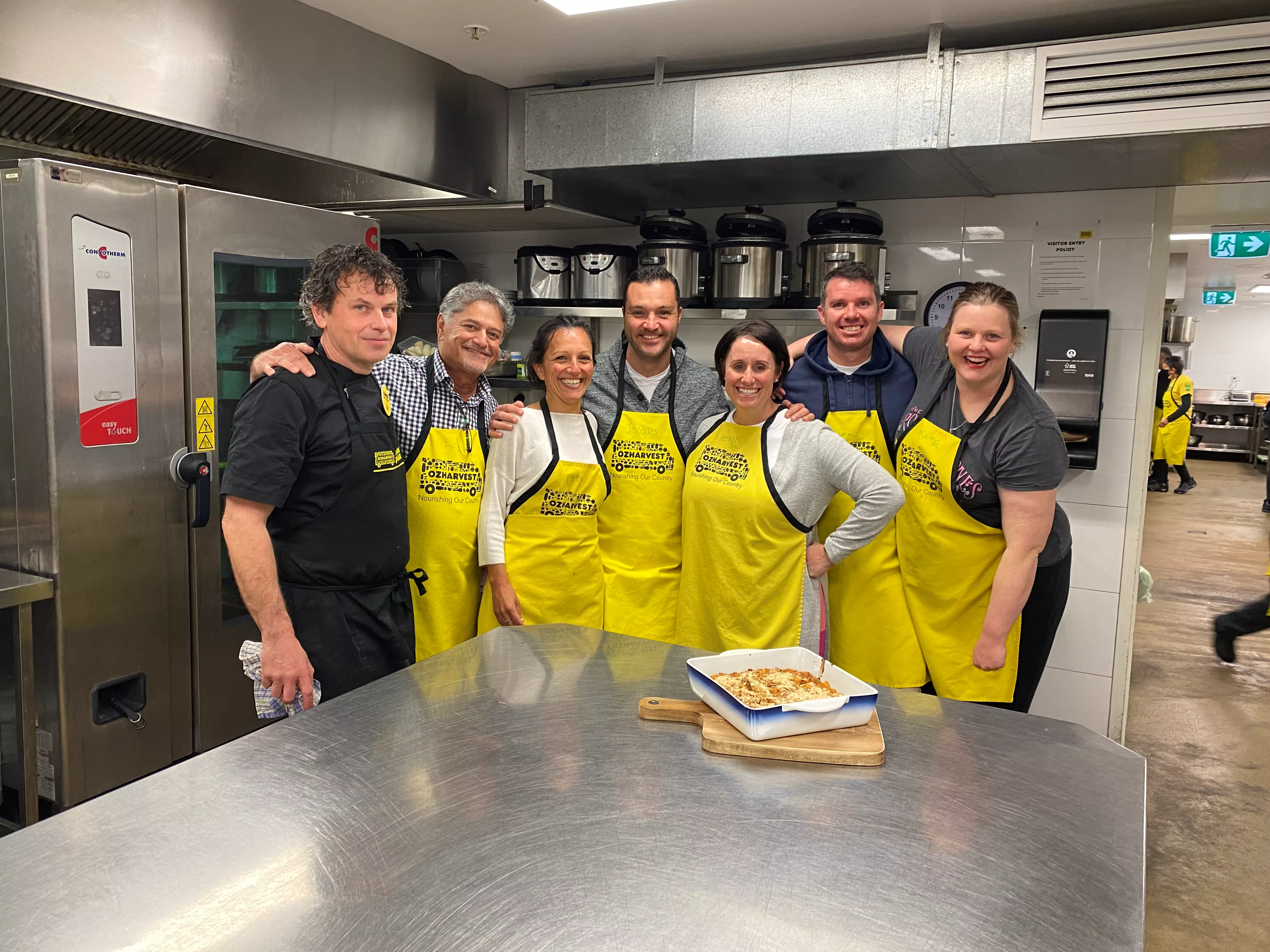 Brother employees during Ozharvest CSR activity