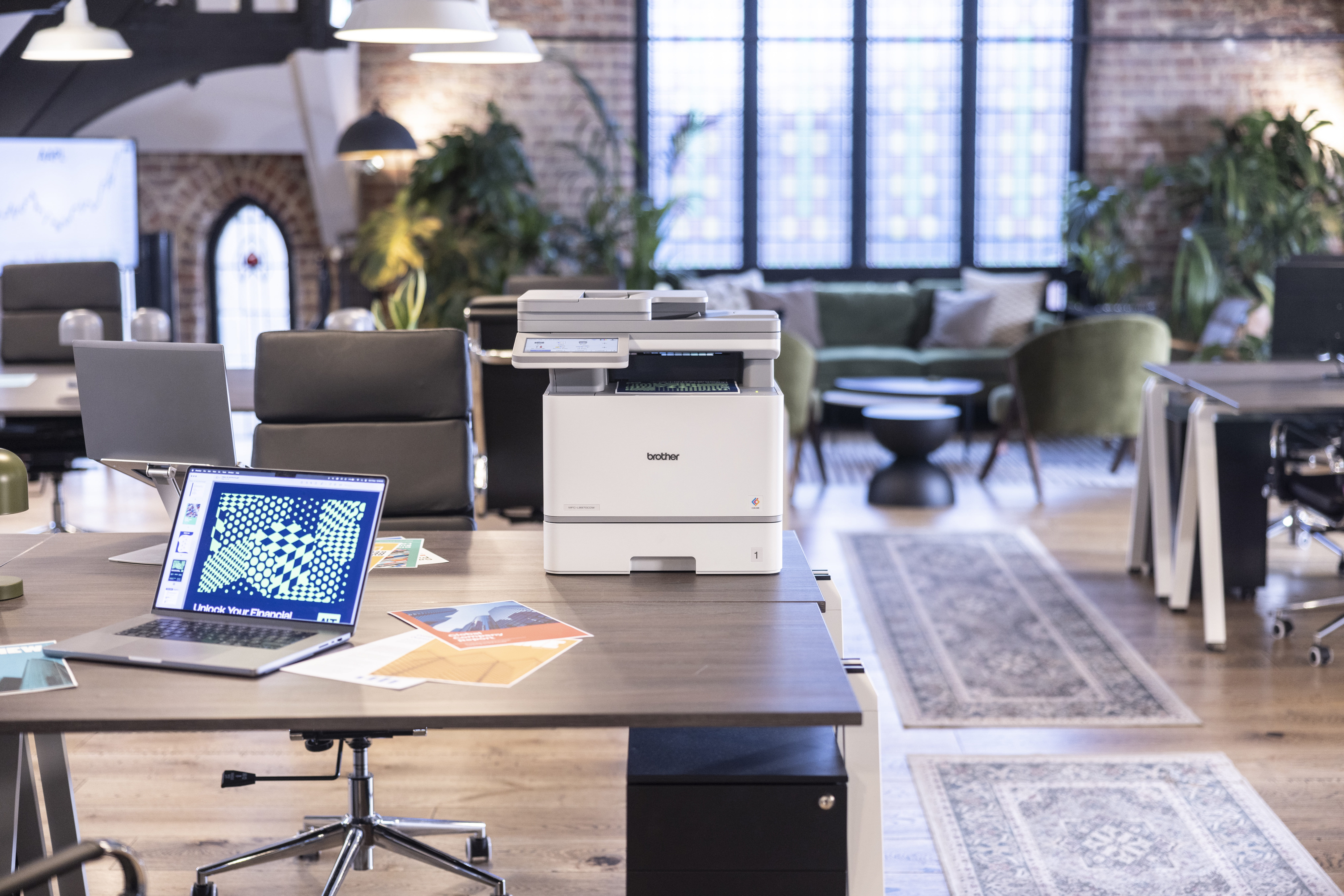 MFC-L8970CDW in a busy office