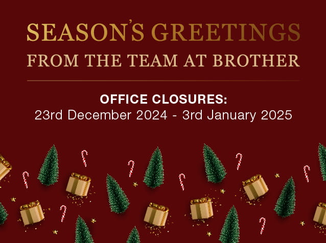 Season's Greetings from the team at Brother 2024