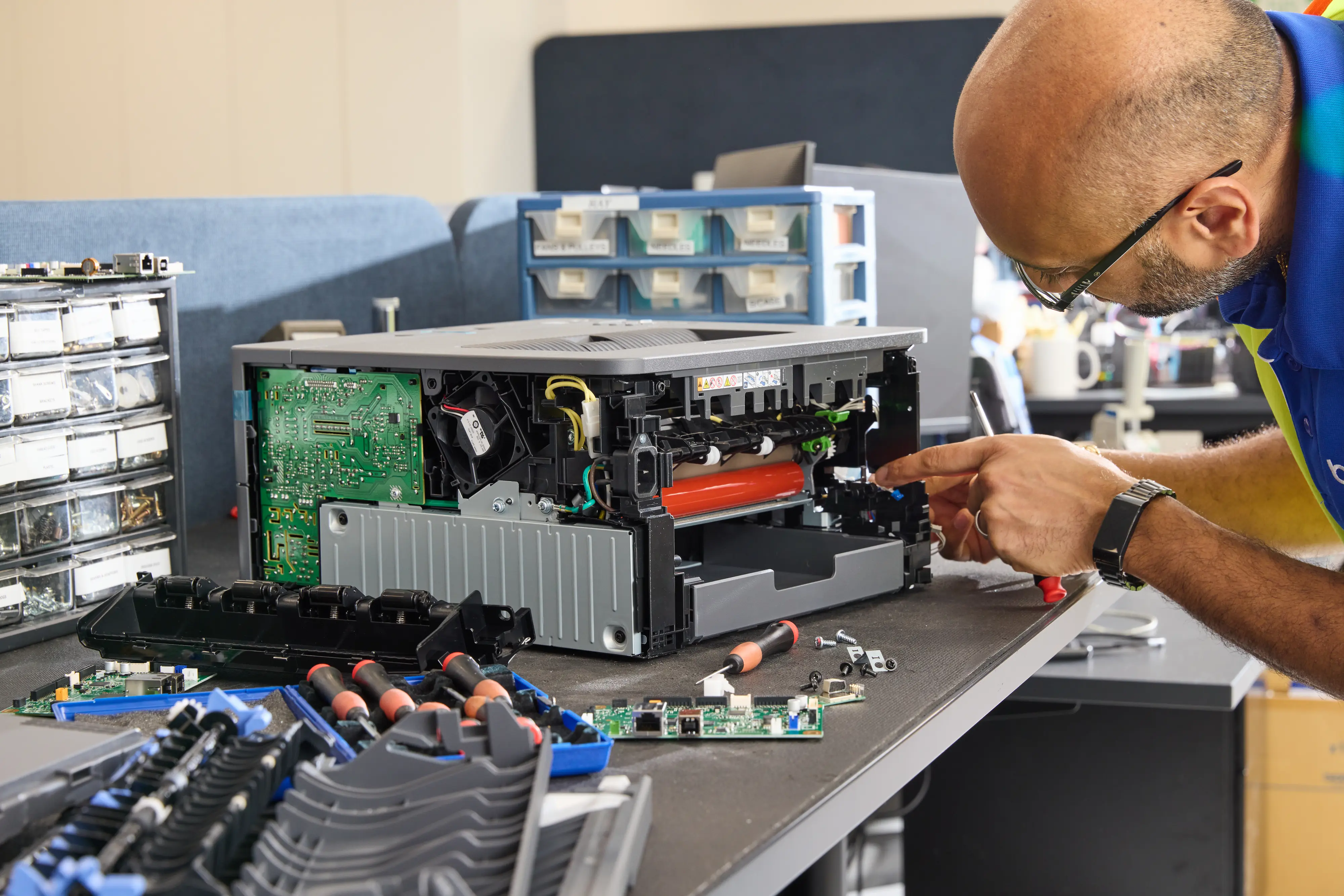 Brother certified refurbished process repair and checks