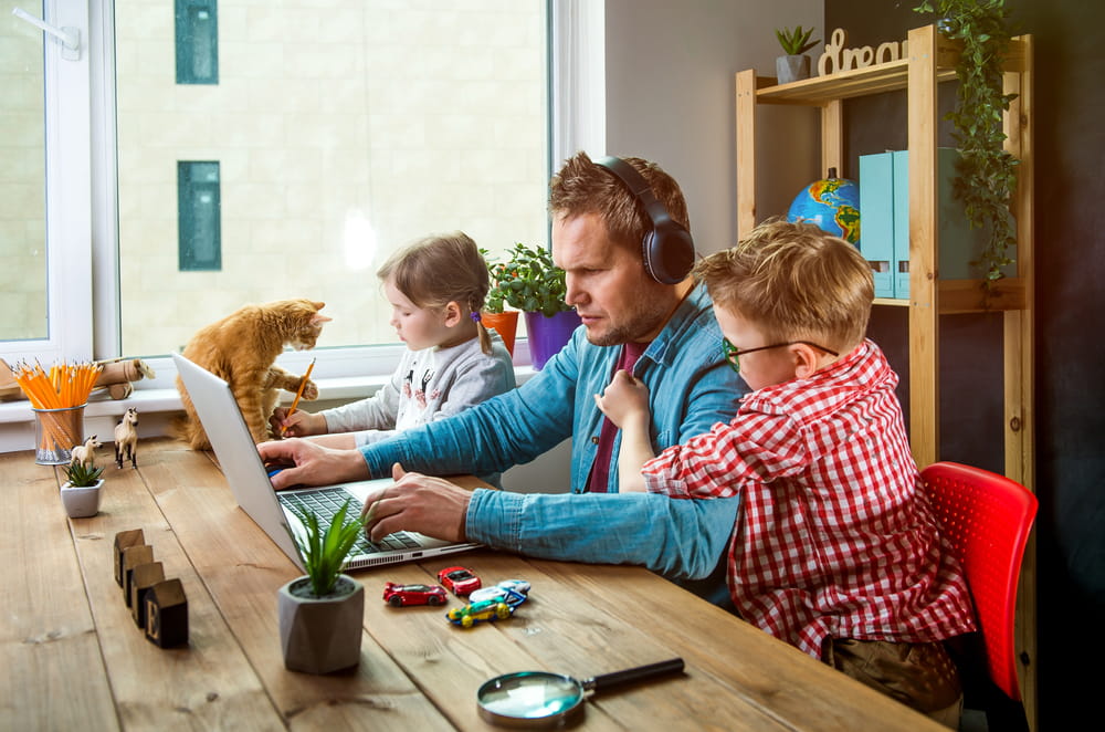 How to work from home with kids