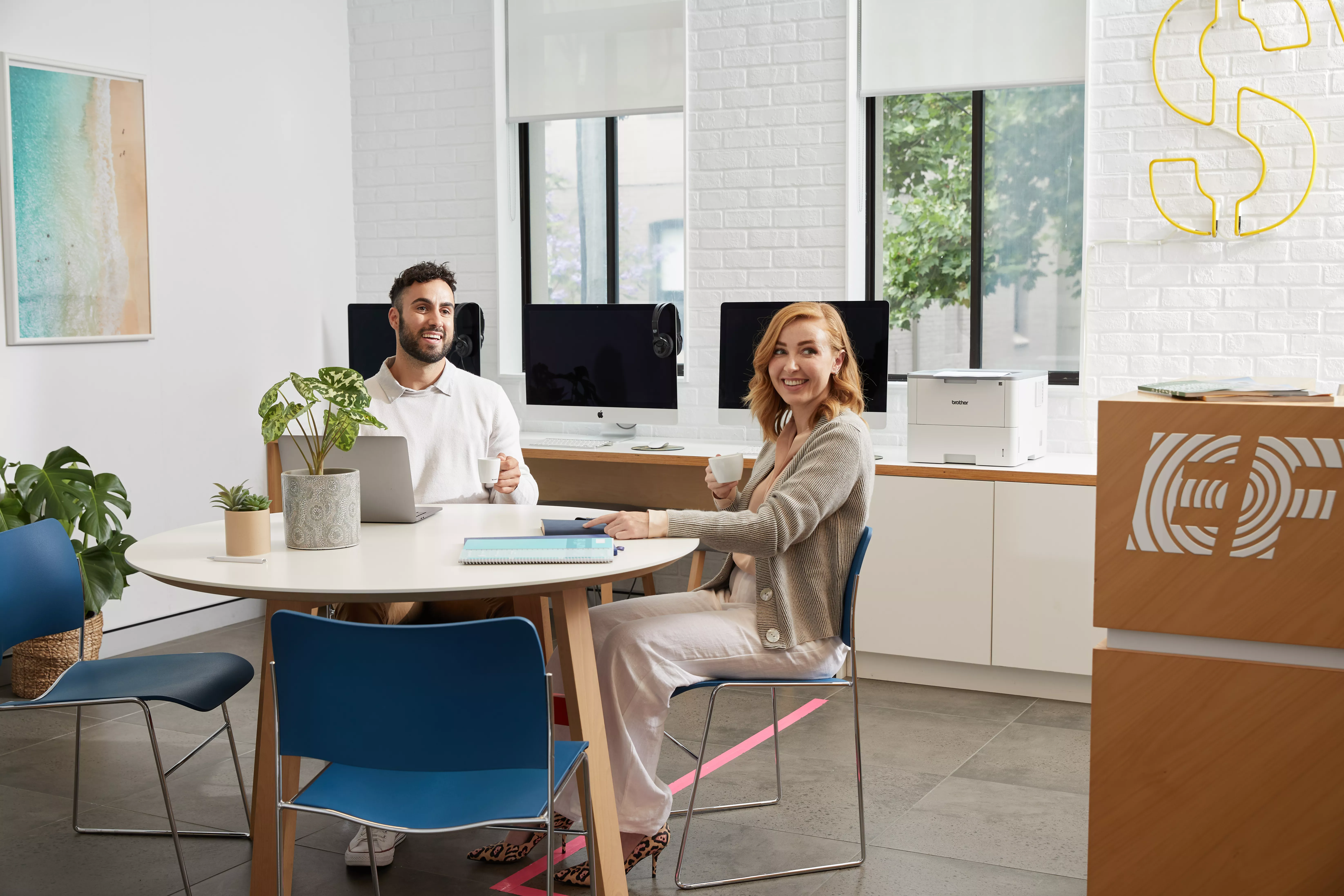 teachers in a faculty room
