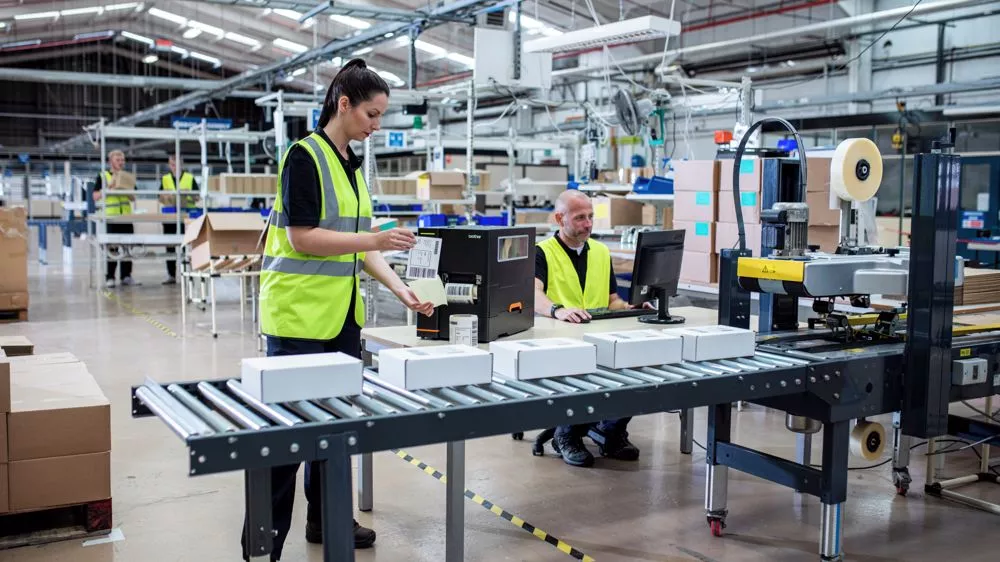 Labels in the logistics industry