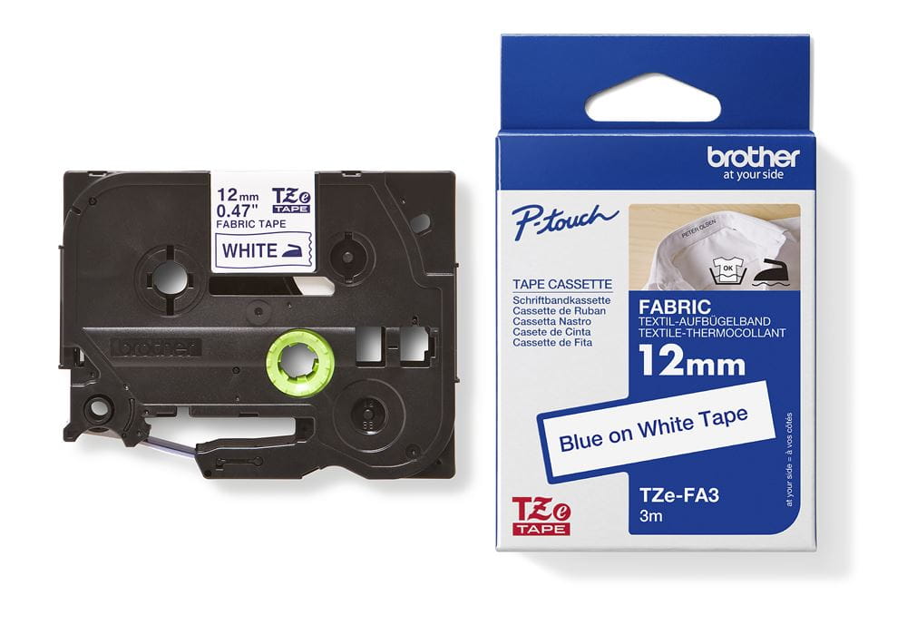 TZe iron on fabric tape