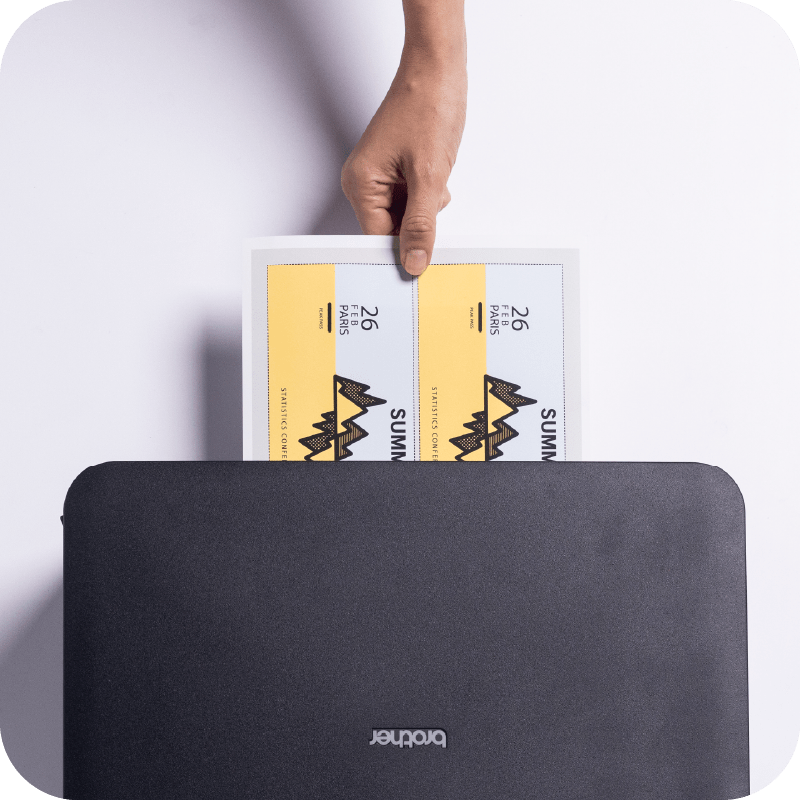 DCP-J1260W sitting on a desk