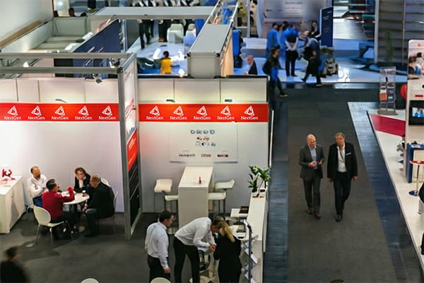 roadshow event with banner print-outs