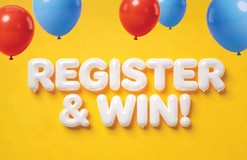 Register your product and win!