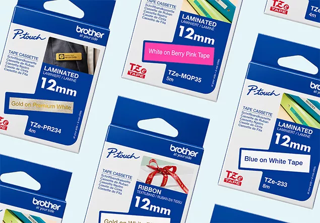 Image of Brother TZe tapes