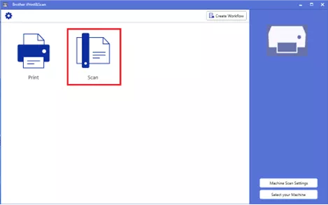 Brother iPrint & Scan document not scanning straight 