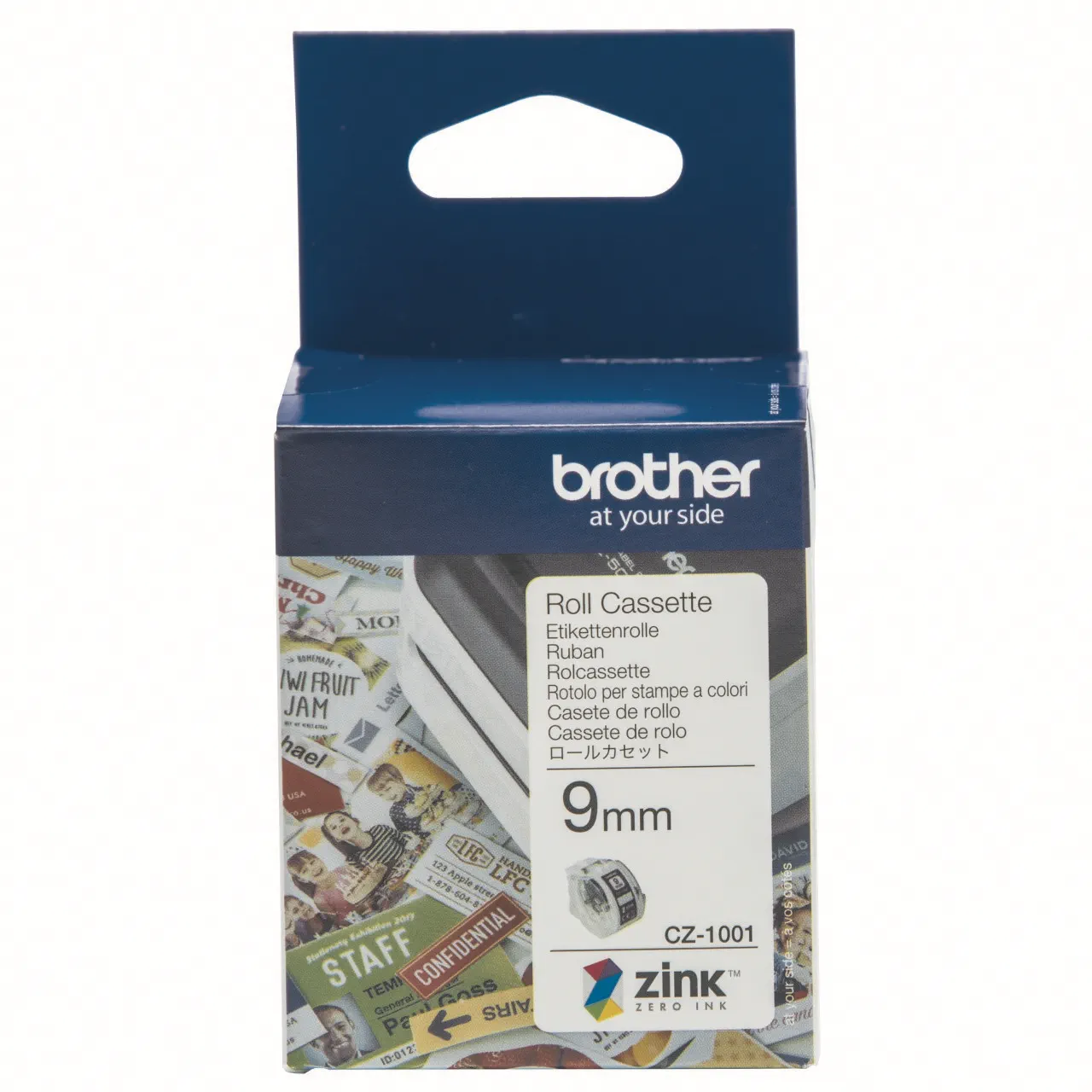 Brother CZ-1001 Genuine Label Printer (Label Maker) Roll 2