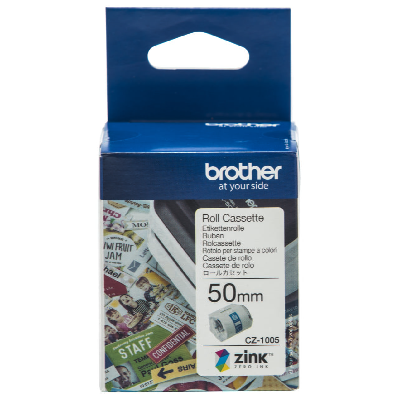 Brother CZ-1005 Genuine Label Printer (Label Maker) Roll 2