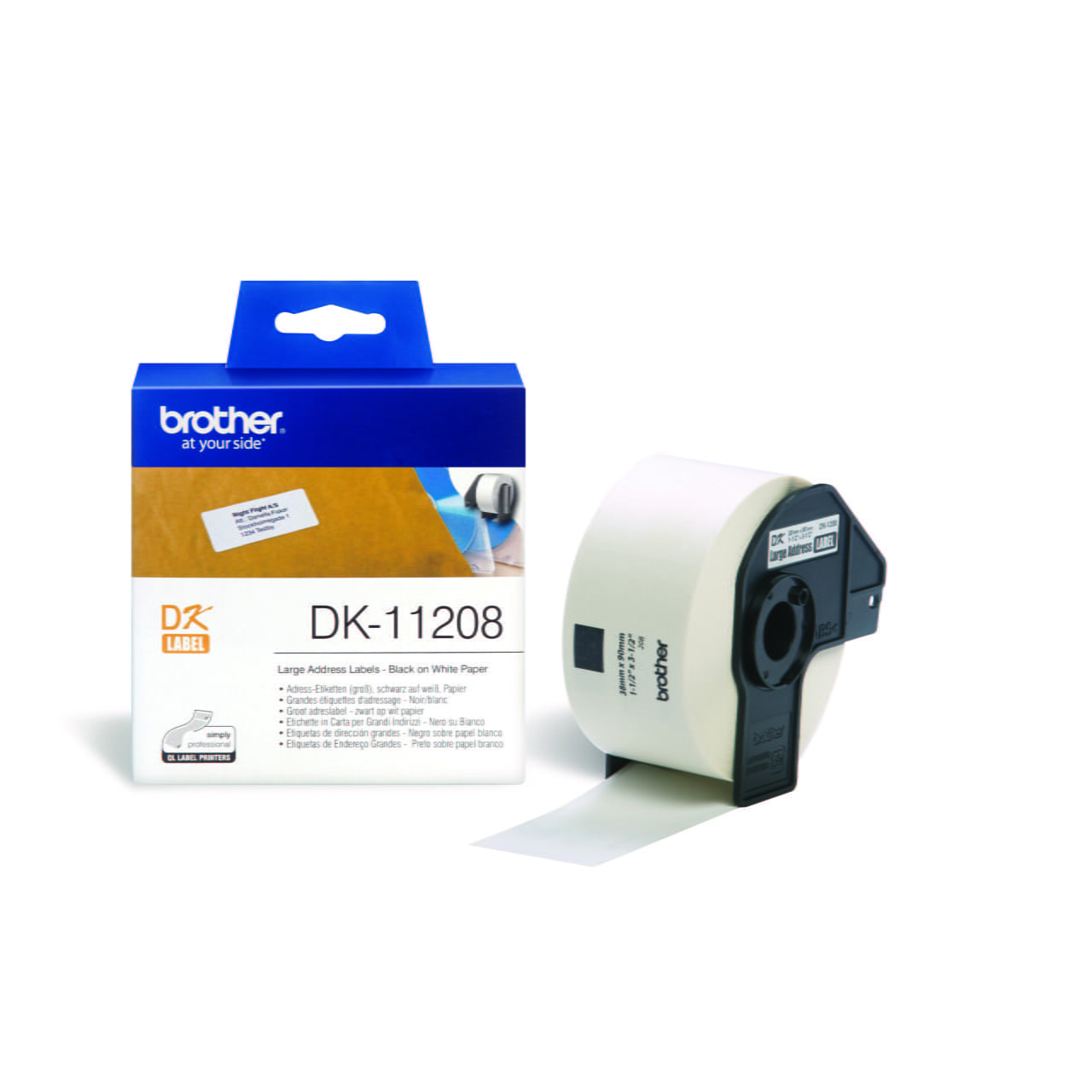 DK-11208 Genuine Die-Cut Large Address Labels | Brother Australia