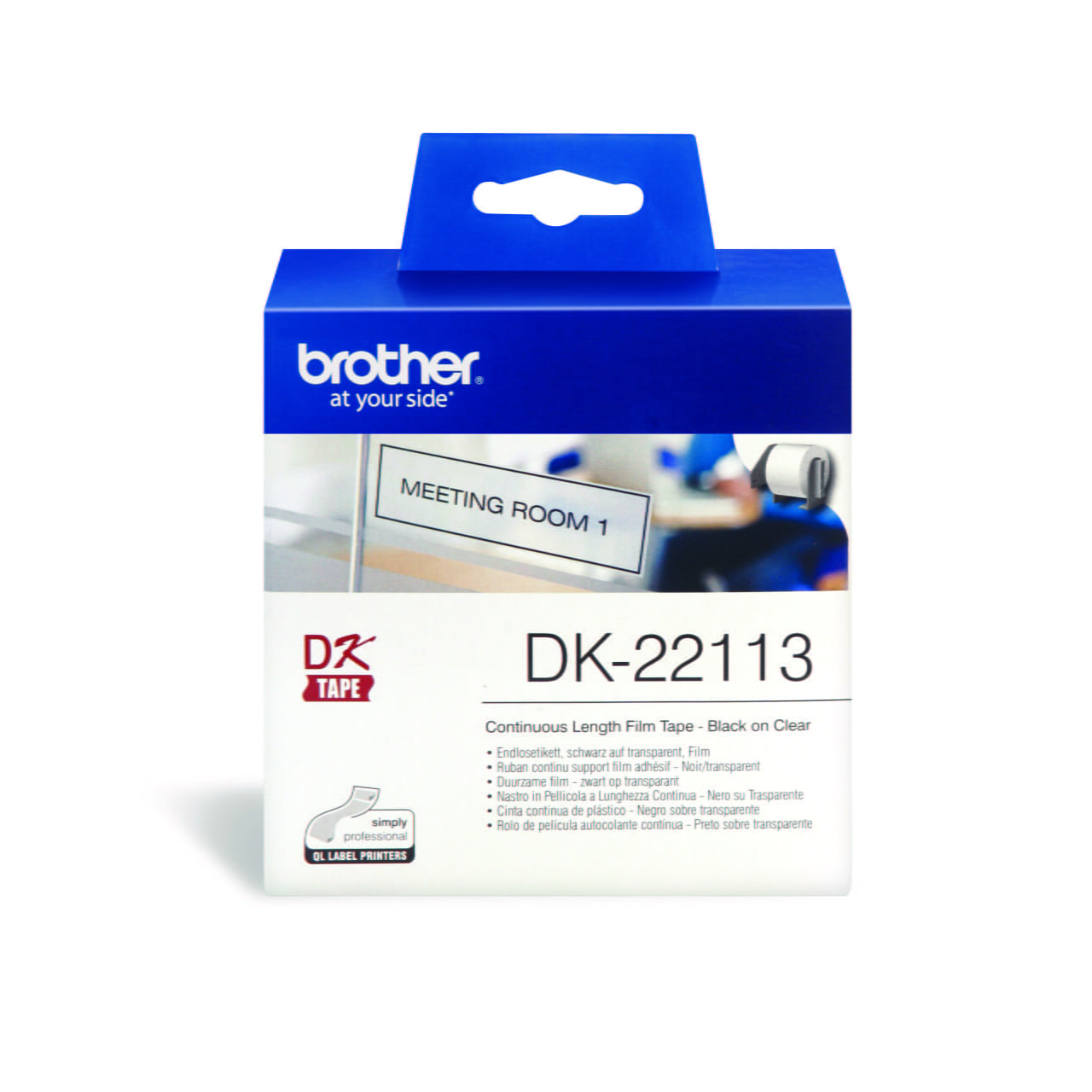 DK-22113 Genuine Clear Continuous Film Labels | Brother Australia