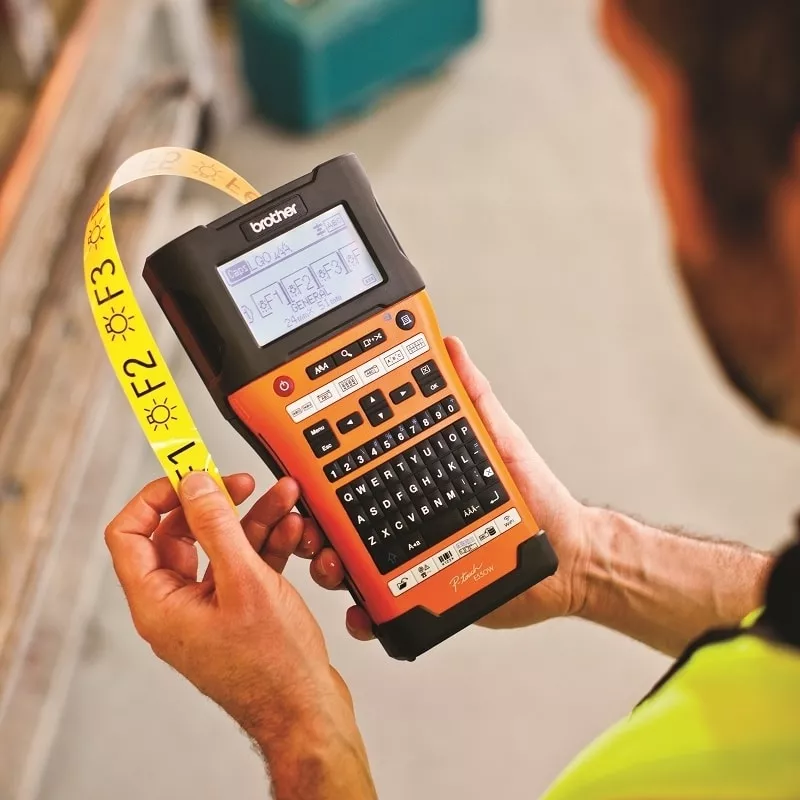 sequential ordering label for electrical box brother pt-p550wvp