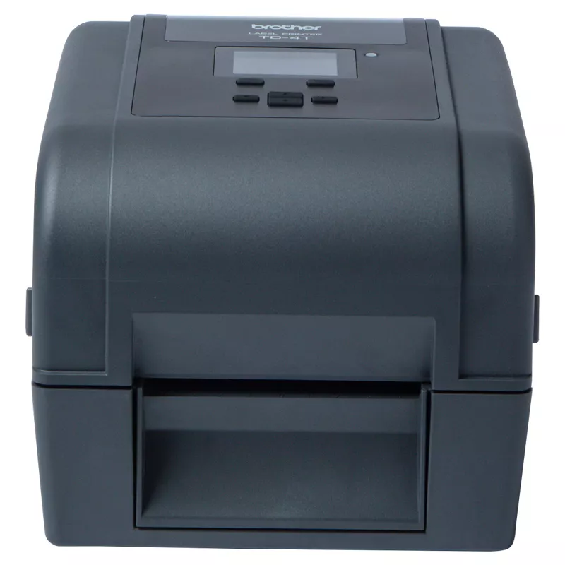 thermal printer brother td-4750nwb facing forward