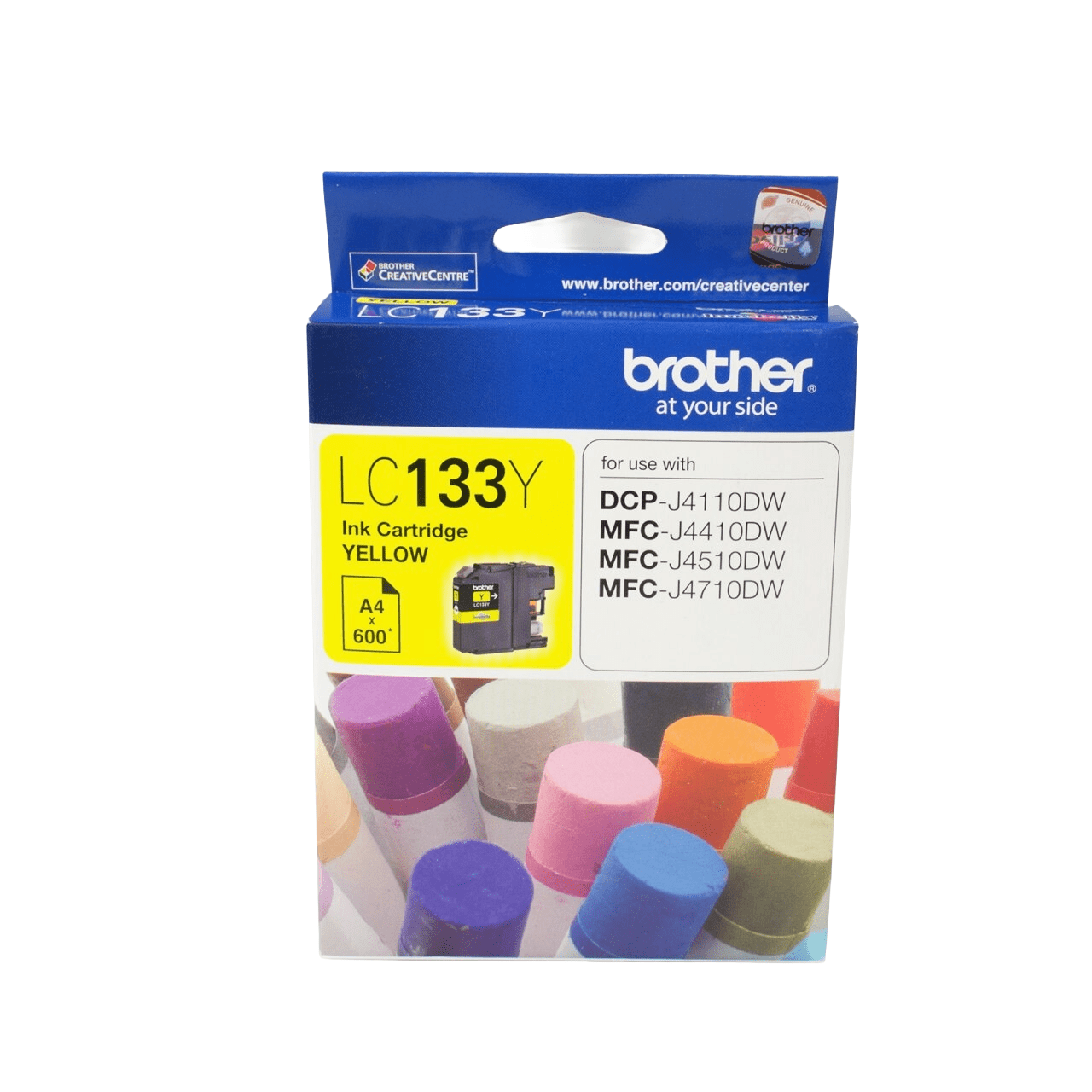 Brother LC133Y Genuine Ink Cartridge 1