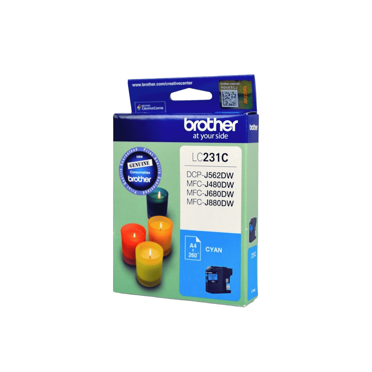 Brother LC231C Genuine Ink Cartridge 1
