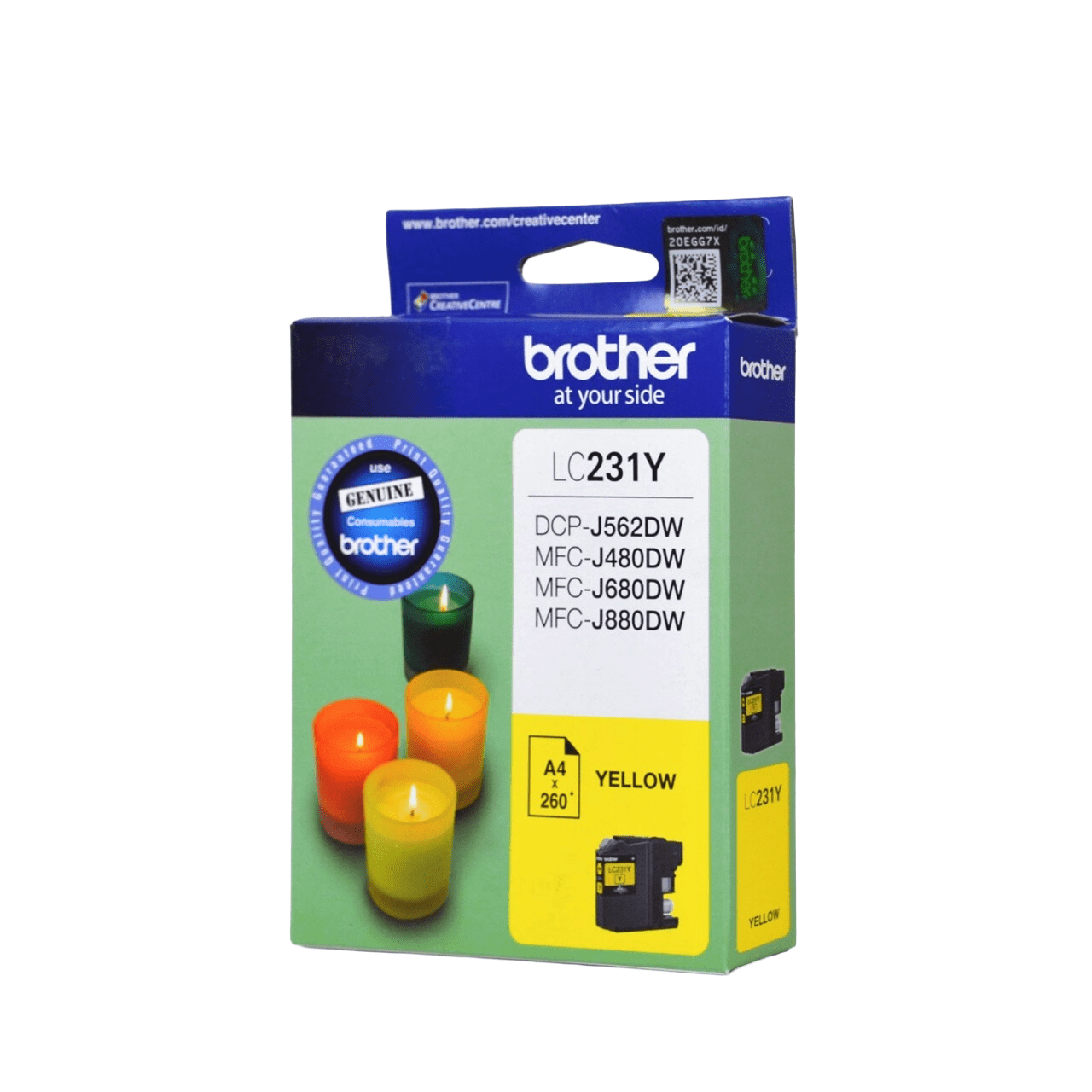 Brother LC231Y Genuine Ink Cartridge 2