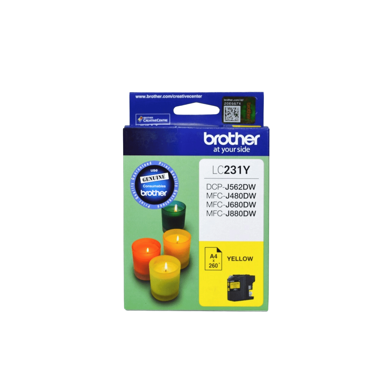 Brother LC231Y Genuine Ink Cartridge 1