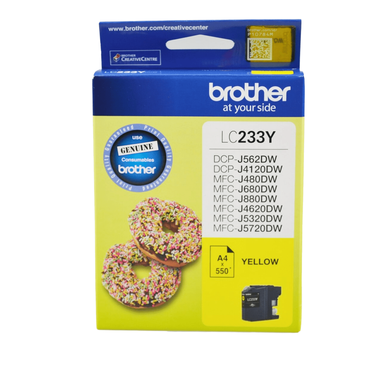 Brother LC233Y Genuine Ink Cartridge 1