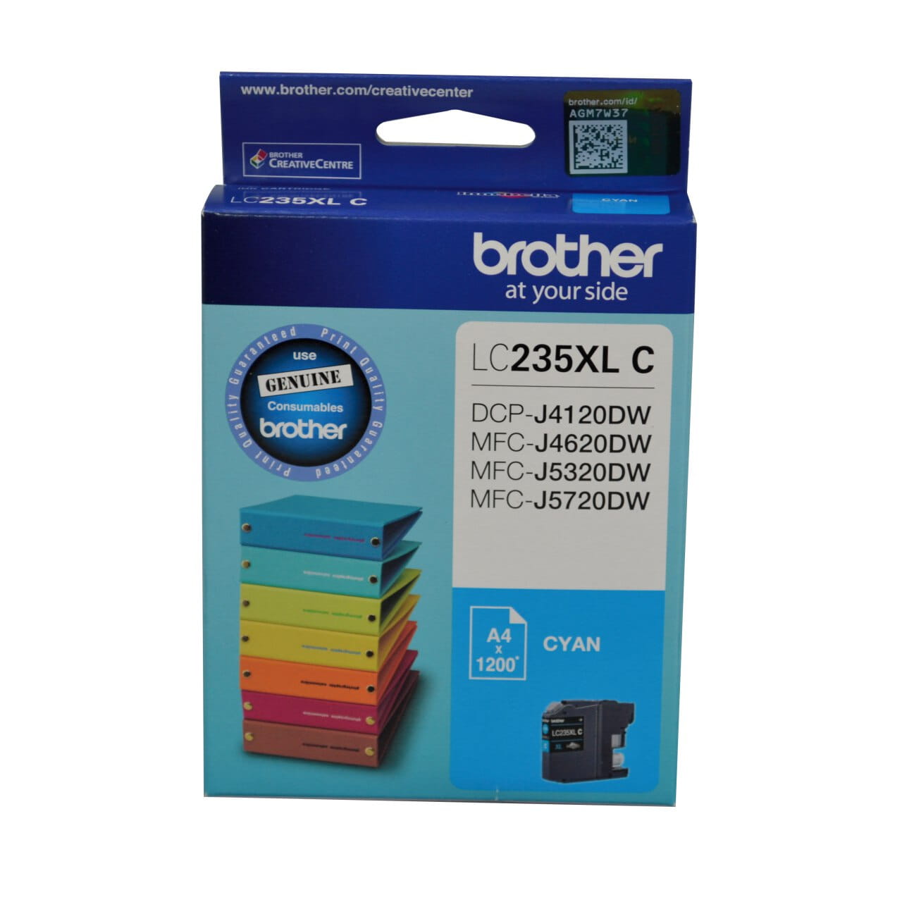 Brother LC235XLC Genuine Ink Cartridge 1