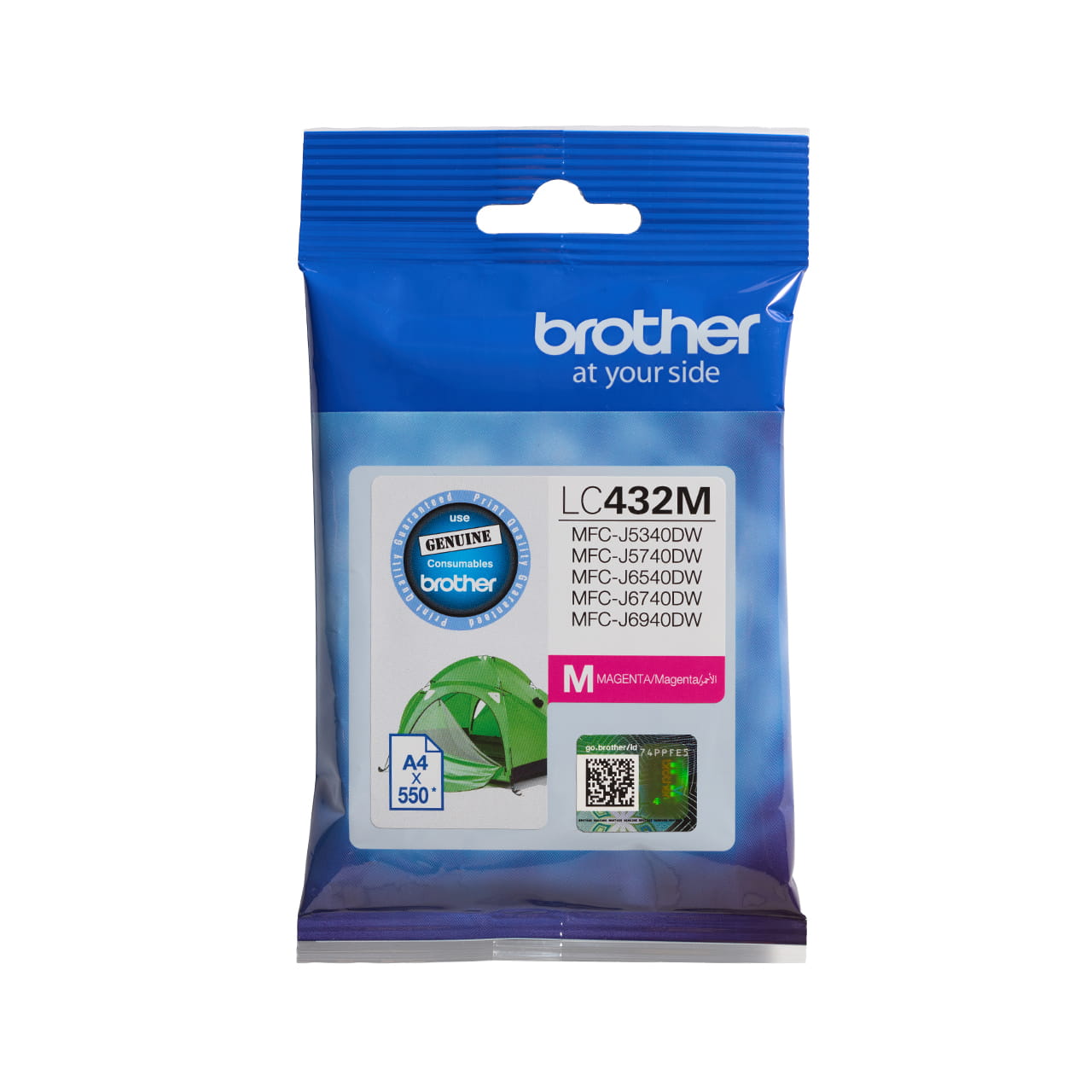 magenta standard yield ink cartridge LC432M package front