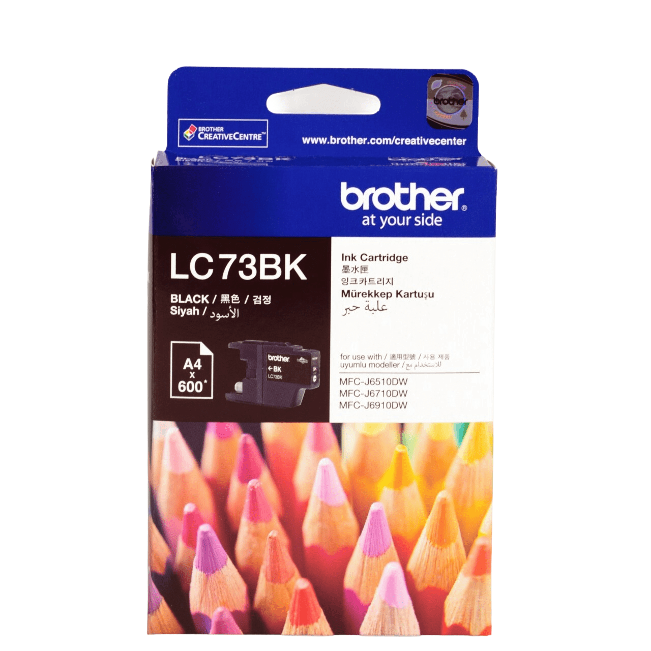 Brother LC73BK Genuine Ink Cartridge 1