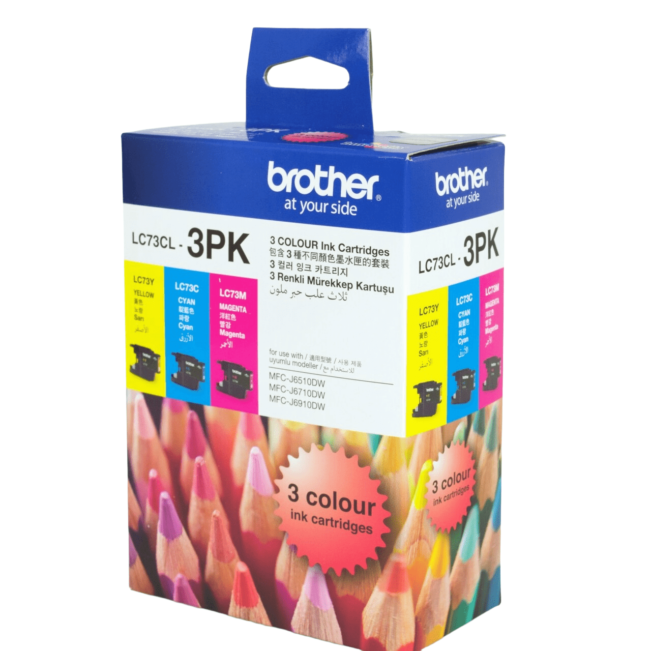 Brother LC73CL-3PK Genuine Ink Cartridge 2