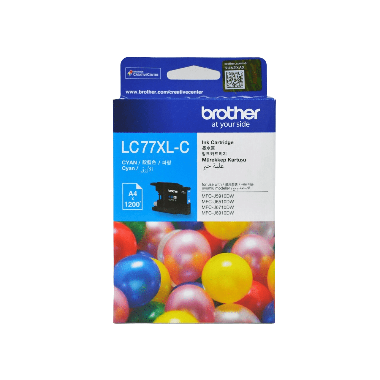 Brother LC77XLC Genuine Ink Cartridge 1