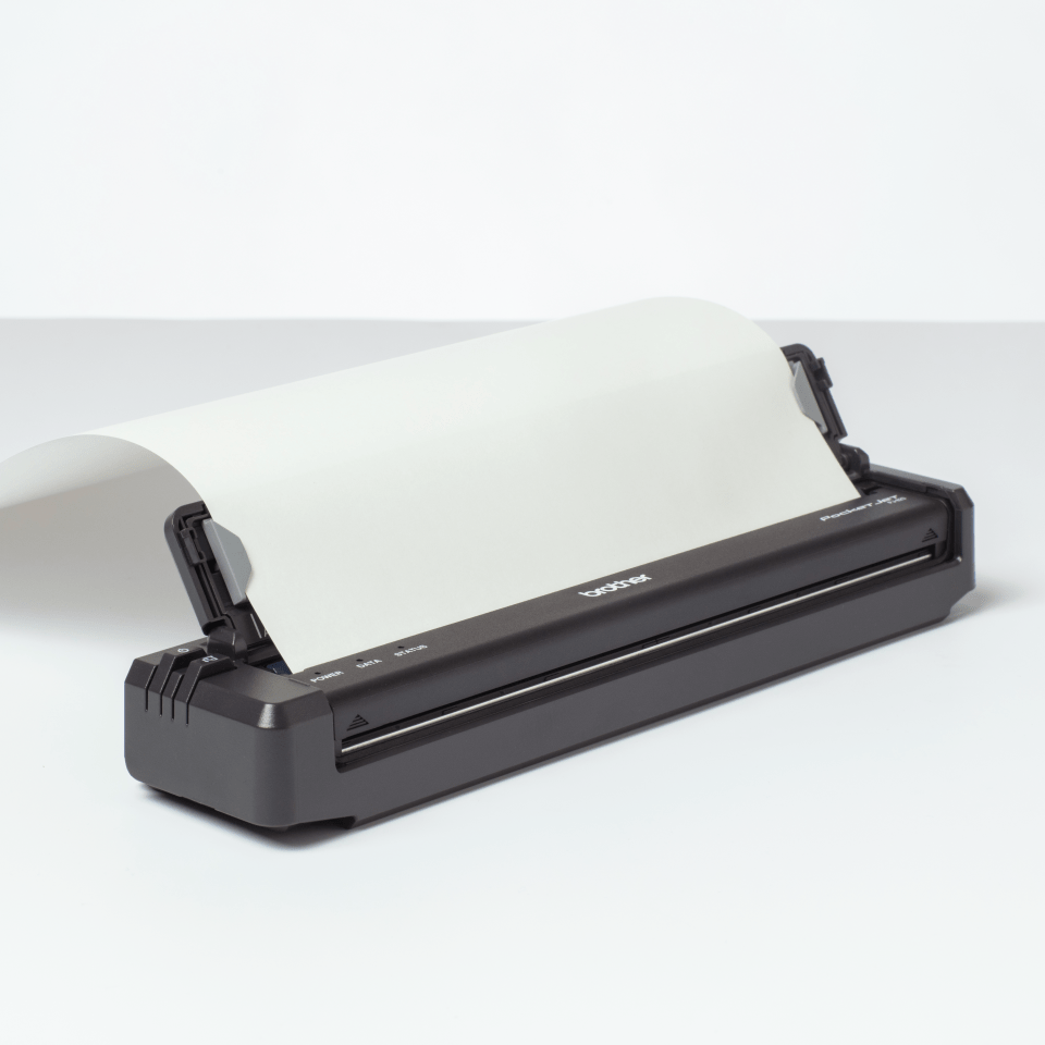 PJ-823 portable A4 printer with paper guide
