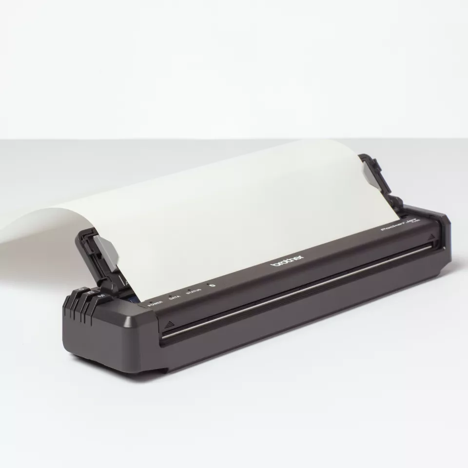 PJ-862 portable A4 printer with paper guide