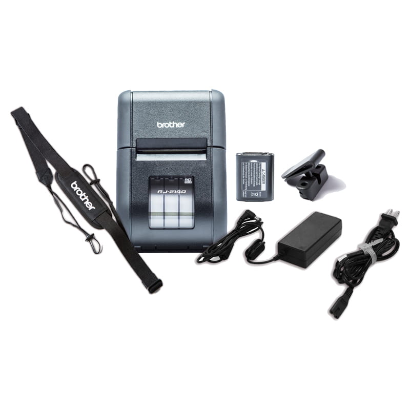 portable printer rj-2140 bundle pack contents