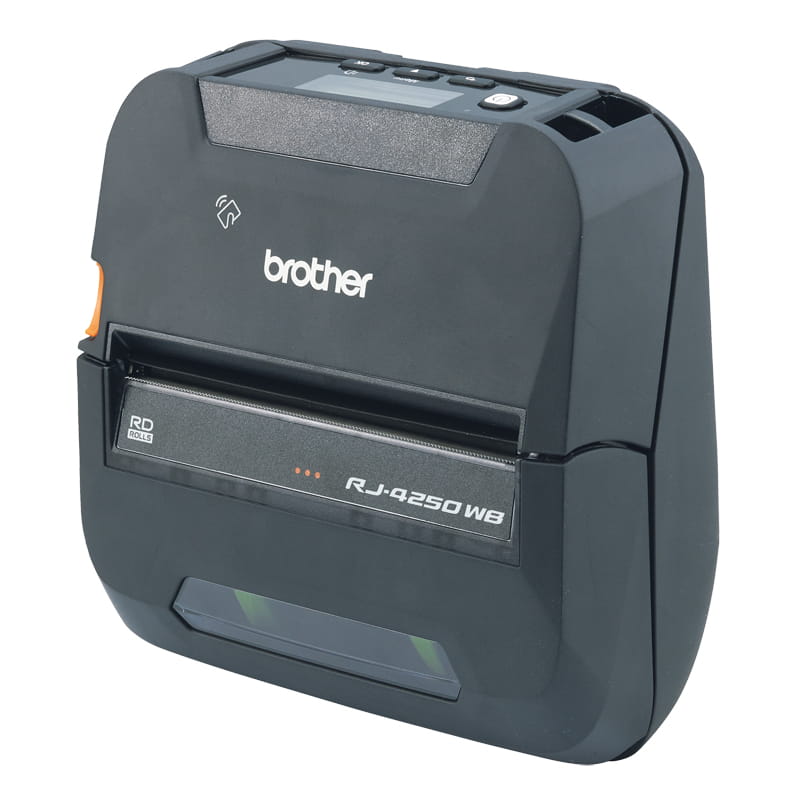 portable printer rj-4250wb facing left