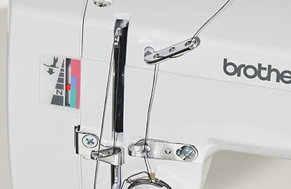 Image of the Brother PQ1600S high speed straight stitch sewing machine thread tension mechanism
