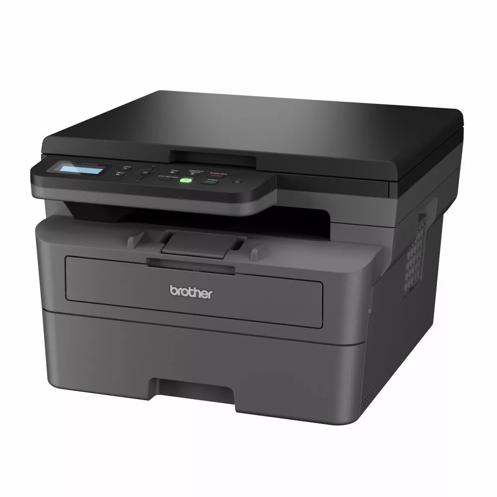 hl-l2464dw mono laser printer facing left