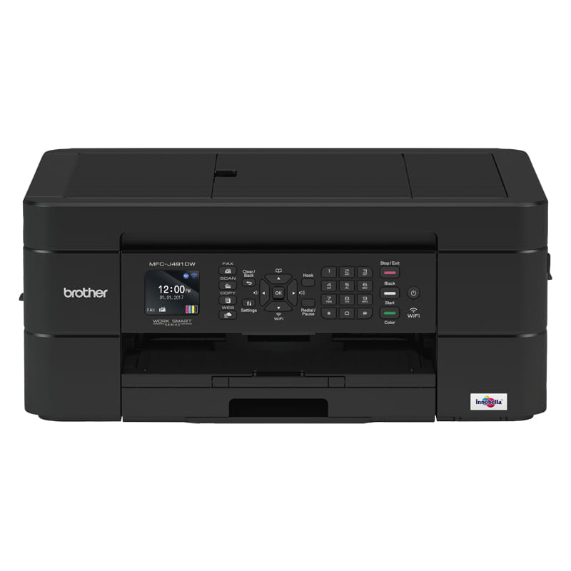 multi-function printer mfc-j491dw facing forward