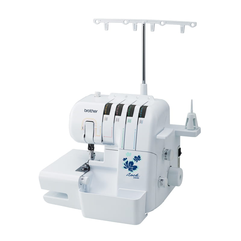 Brother 2504D overlocker angled left view