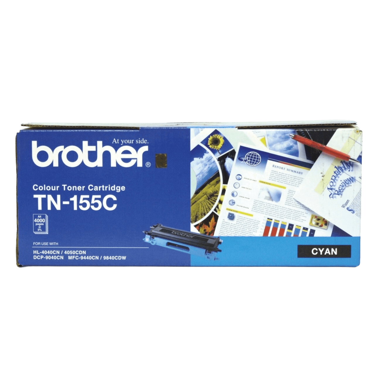 Brother TN155C Genuine Toner Cartridge 1