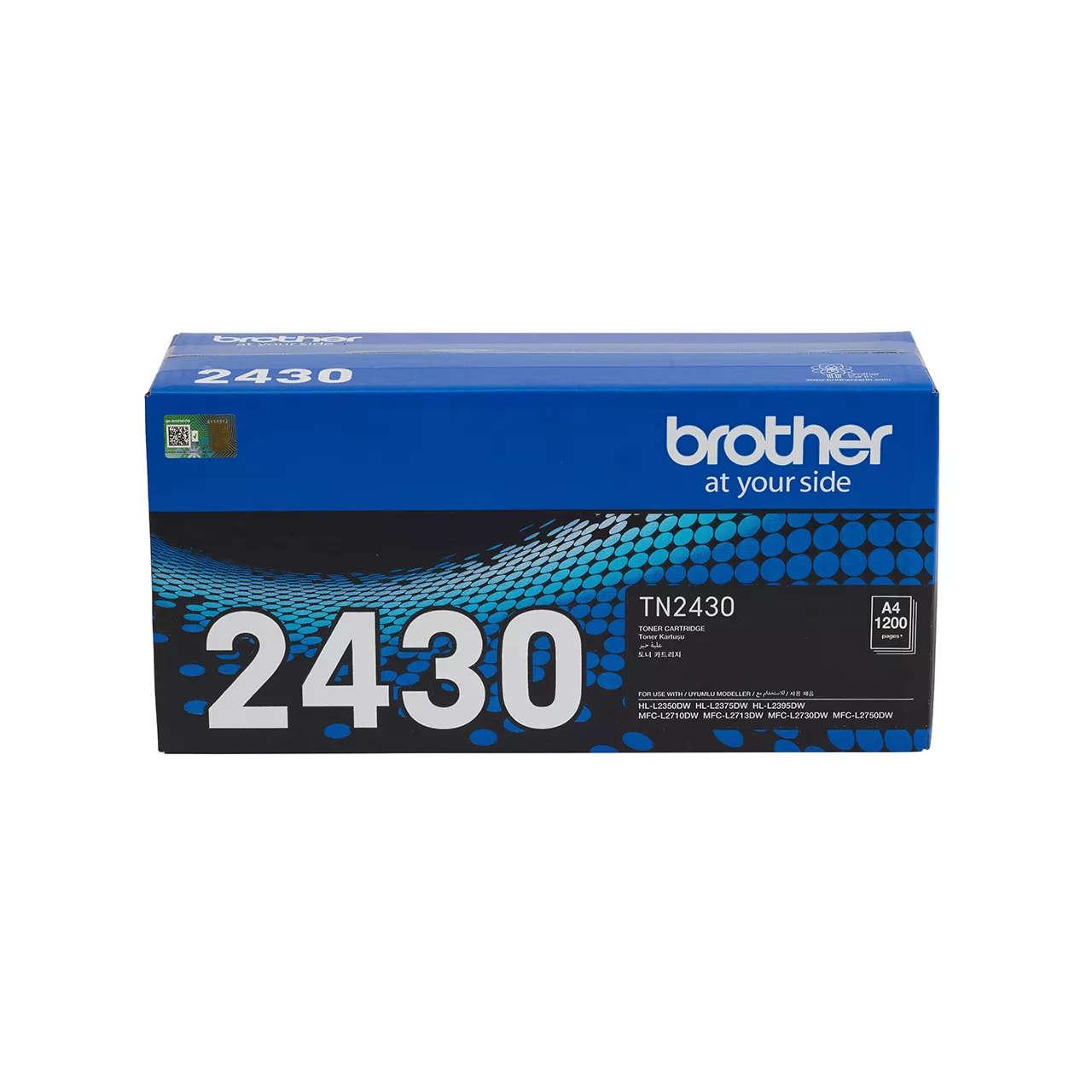 black standard yield toner cartridge tn2430 carton