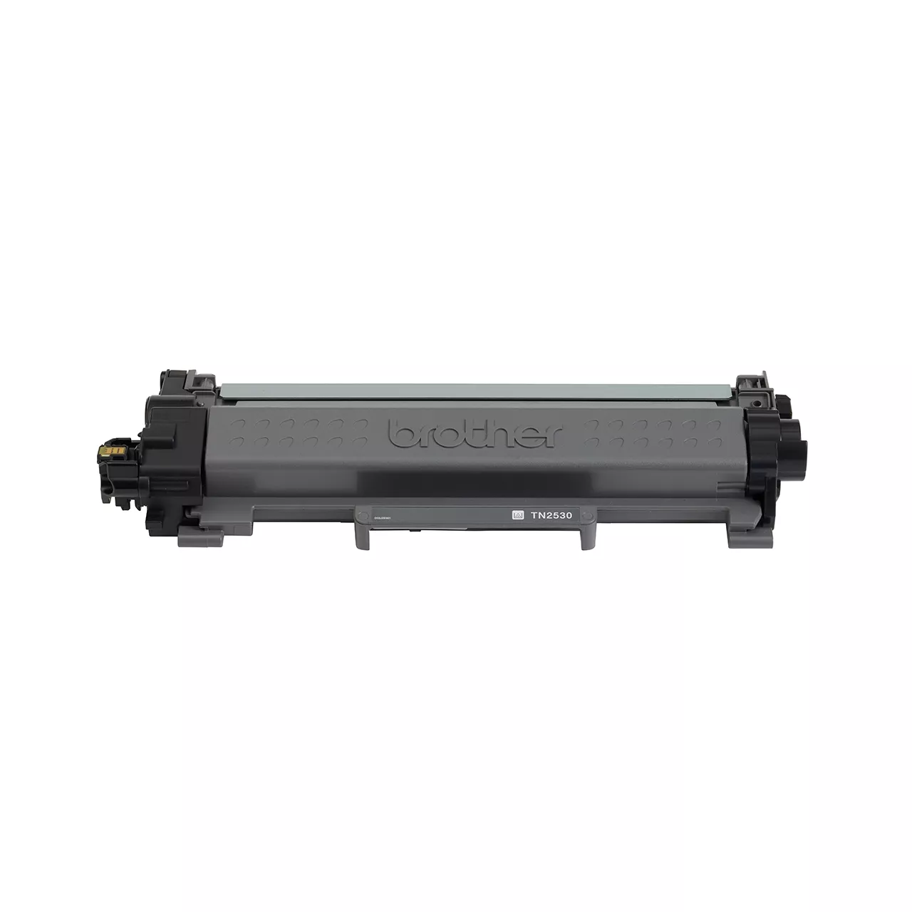 black standard yield toner cartridge tn2530 our of carton facing forward