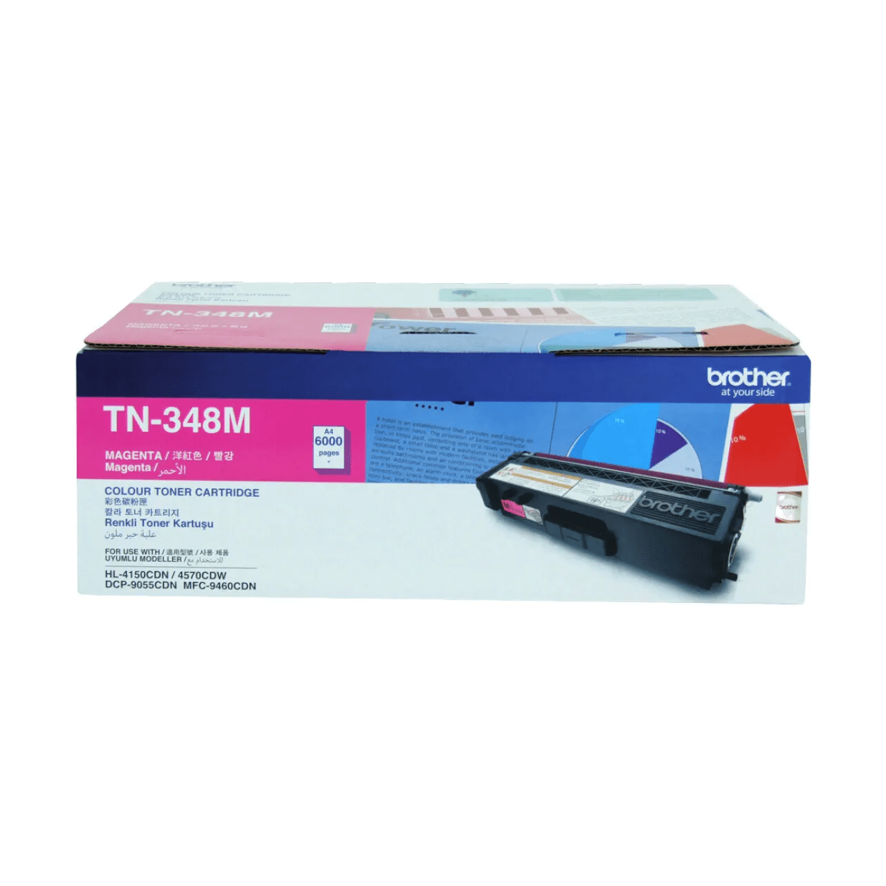 Brother TN348M Genuine Toner Cartridge 1