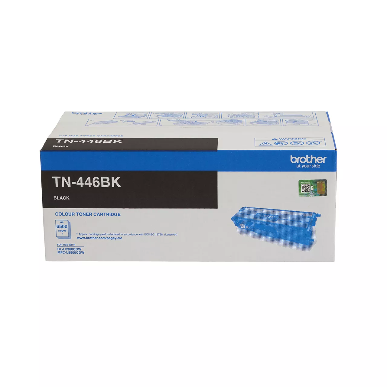 black super high yield toner cartridge tn446 carton.