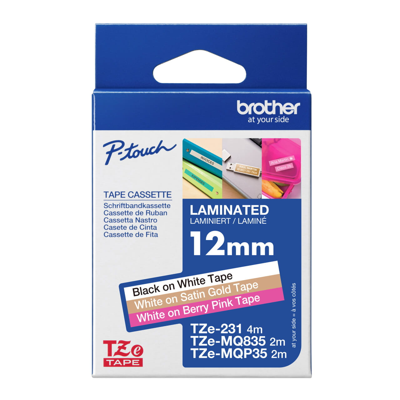 special label tape value pack tze33m3 carton
