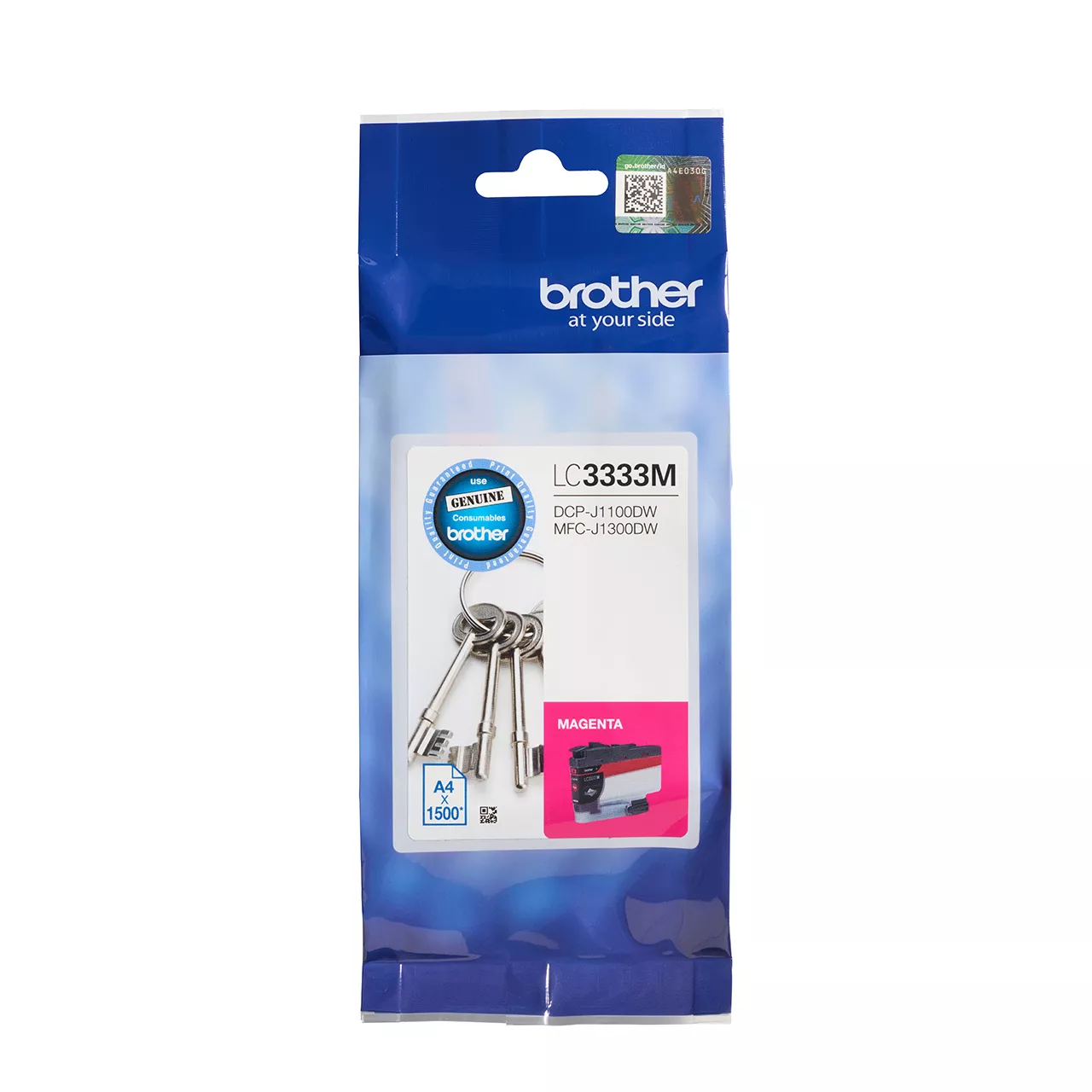 Magenta high yield ink cartridge LC3333M package facing front