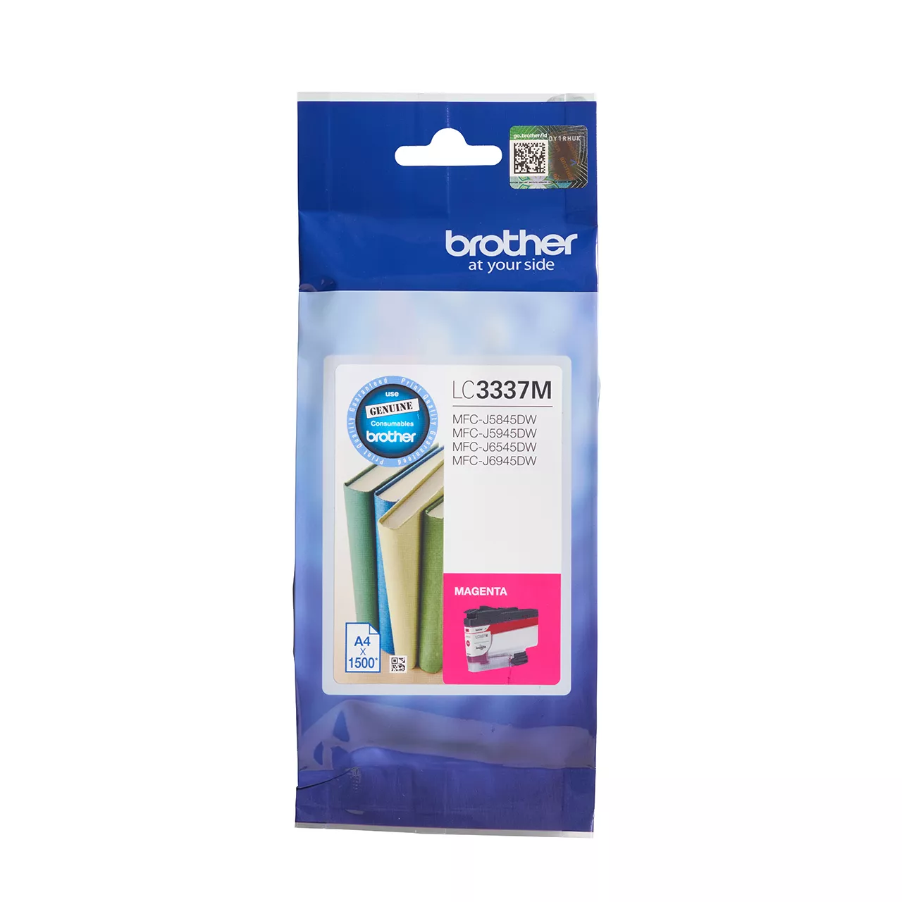 Magenta high yield ink cartridge LC3337M package facing front