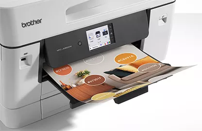 inkjet printer printing out document