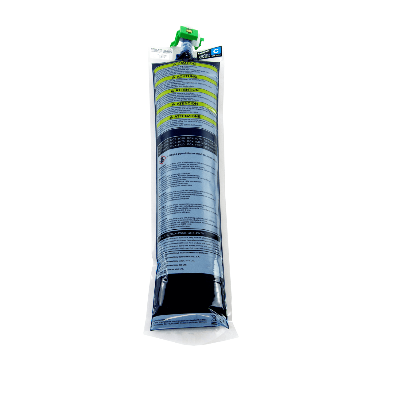 Cyan Ink Pouch 700cc