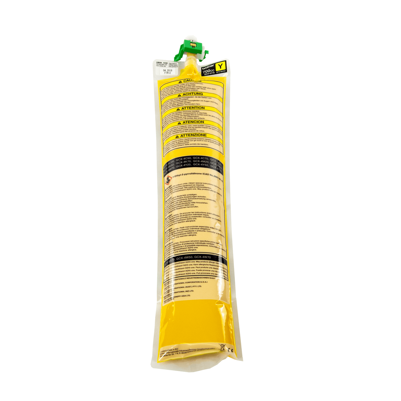 Yellow Ink Pouch 700cc