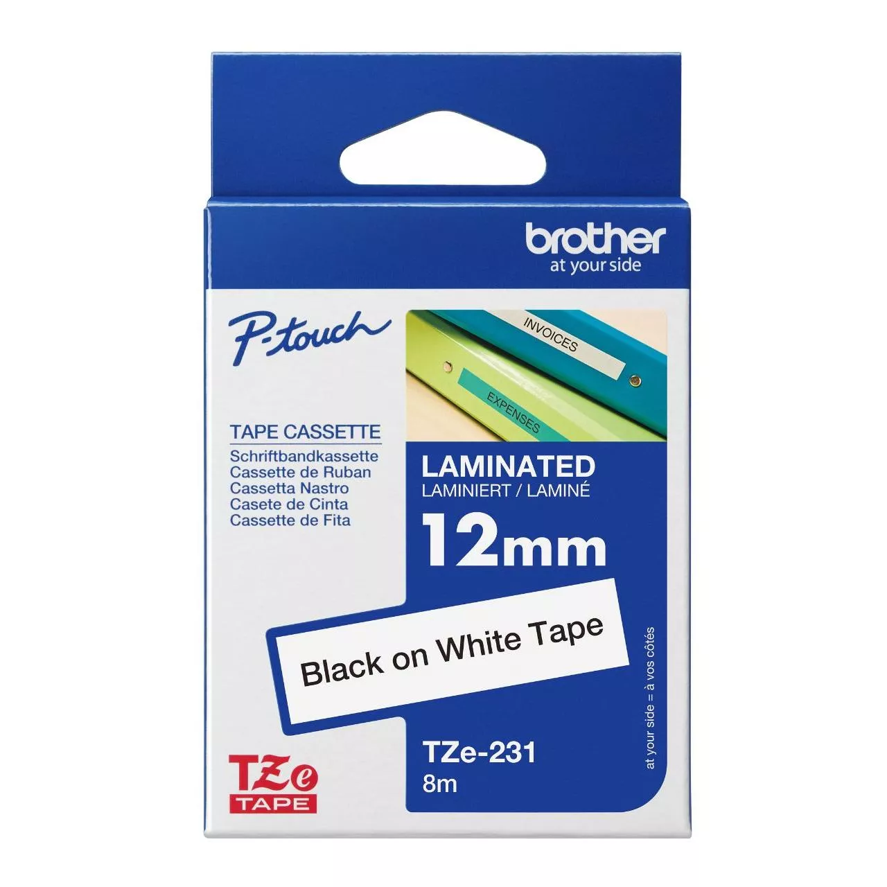 Brother TZe-231 Genuine Label Printer (Label Maker) Tape 1