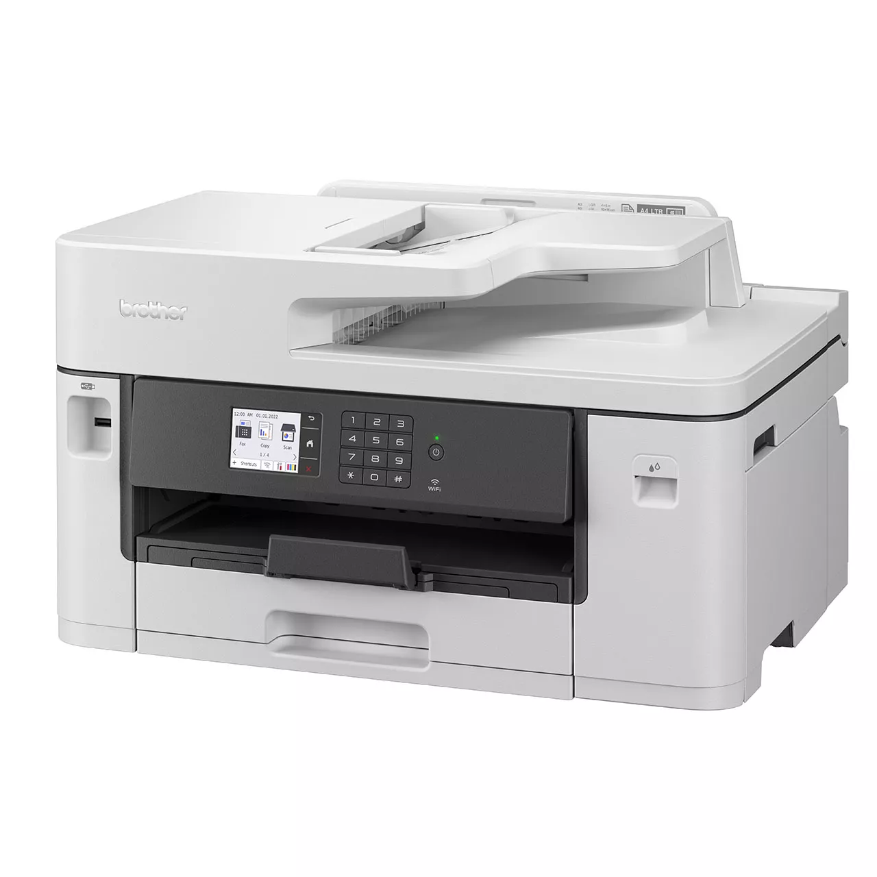 Brother MFC-J5340DW Inkjet Printer Left Side View